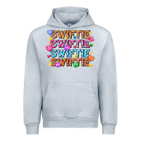 Heather Grey Swiftie Swiftie Valentines Urban Hoodie - CowhideDigitalArt
