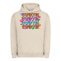Pigment French Oak Swiftie Swiftie Valentines Urban Hoodie - CowhideDigitalArt