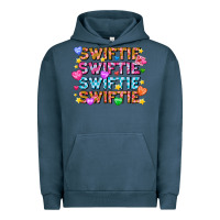 Pigment Midnight Navy Swiftie Swiftie Valentines Urban Hoodie - CowhideDigitalArt