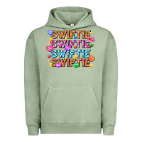 Pigment Oil Green Swiftie Swiftie Valentines Urban Hoodie - CowhideDigitalArt