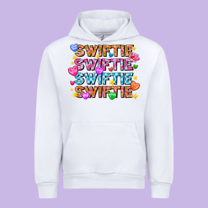 Swiftie Swiftie Valentines Urban Hoodie Designed By Cowhidedigitalart