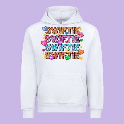 Swiftie Swiftie Valentines Urban Hoodie Designed By Cowhidedigitalart