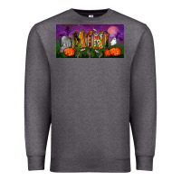 Charcoal Heather halloween mini license plate Premium Sweatshirt - BundleAndBundleShop