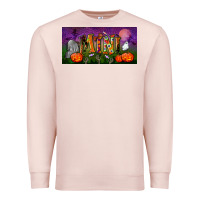Pale Pink halloween mini license plate Premium Sweatshirt - BundleAndBundleShop