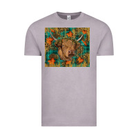 Vintage Zinc Western Fall Cow Vintage Tee - RanaPortraitStore