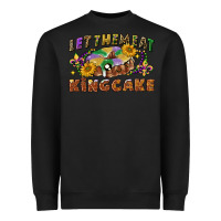 Black let them eat king cake Heavyweight Sweatshirt - CowGirlArtShop