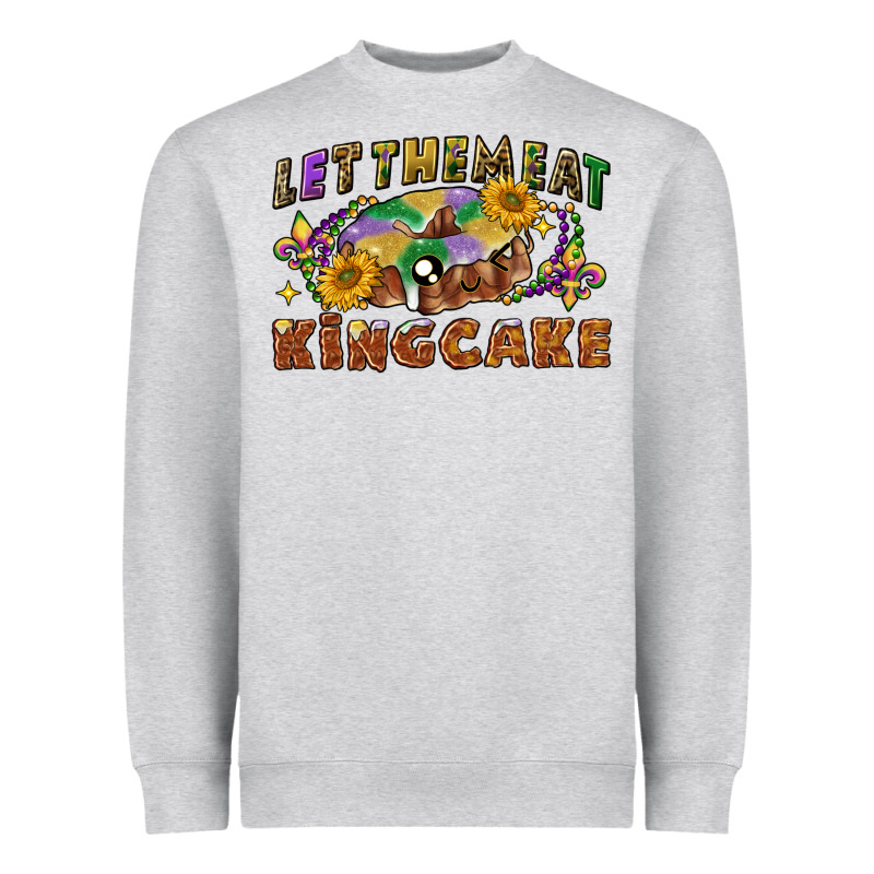 Let Them Eat King Cake Heavyweight Sweatshirt by CowGirlArtShop | Teevron
