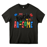Asphalt my brother is ausome autism Heavy Core Tee - MaliasSmallBusiness