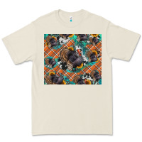 Bone Thanksgiving Turkey sunflower turquoise Premium Tee - NancyCooperArtShop