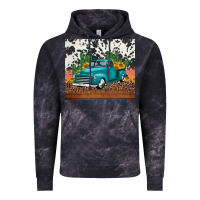 Cloud Black western farm truck cactus and sunflowers Vintage Hoodie - Jasminsmagicworld