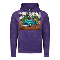 Western Farm Truck Cactus And Sunflowers Vintage Hoodie | Teevron