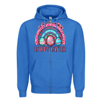 True Royal Happy Easter eggs rainbow Zipper Hoodie - OliviaCreatesArt
