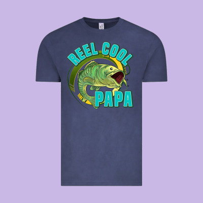 Reel Cool Papa Vintage Tee Designed By Jasminsmagicworld