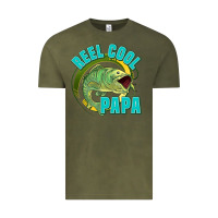 Vintage Olive reel cool papa Vintage Tee - Jasminsmagicworld