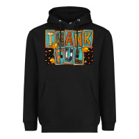 Black thankful Heavyweight Hoodie - FaDigitalArtStudio