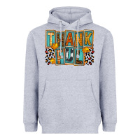 Heather Grey thankful Heavyweight Hoodie - FaDigitalArtStudio