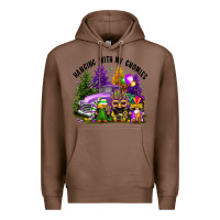 Chestnut mardi gras hanging with my gnomies Premium Hoodie - FaDigitalArtStudio