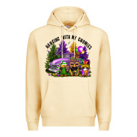 Pina Colada mardi gras hanging with my gnomies Premium Hoodie - FaDigitalArtStudio