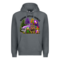 Rock mardi gras hanging with my gnomies Premium Hoodie - FaDigitalArtStudio