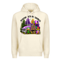 Sandshell mardi gras hanging with my gnomies Premium Hoodie - FaDigitalArtStudio