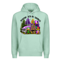 Seafoam mardi gras hanging with my gnomies Premium Hoodie - FaDigitalArtStudio