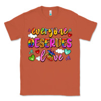 Copper everyone deserves love Classic Tee - Artiststas