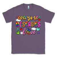 Lavender everyone deserves love Classic Tee - Artiststas