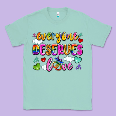 Everyone Deserves Love Classic Tee Designed By Artiststas
