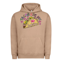 Pigment Burro Tacos Are My Valentine Urban Hoodie - CowhideDigitalArt