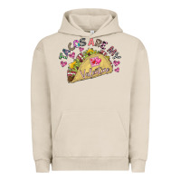Pigment French Oak Tacos Are My Valentine Urban Hoodie - CowhideDigitalArt