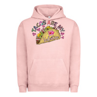Pigment Salmon Tacos Are My Valentine Urban Hoodie - CowhideDigitalArt