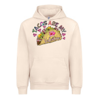 Sandshell Tacos Are My Valentine Urban Hoodie - CowhideDigitalArt