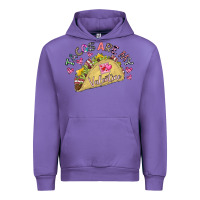 Tulip Tacos Are My Valentine Urban Hoodie - CowhideDigitalArt