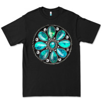 Black turquoise gemstone Premium Tee - JahusDesignShop