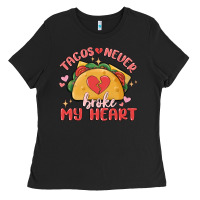 Black tacos never broke my heart Ladies Tee - MaliasSmallBusiness