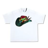 White Aztec Sunflower Cowboy Hat Urban Heavy Tee - Bettercallsaul