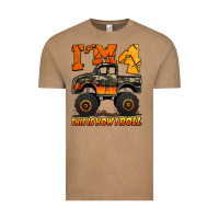 I'm Four This Is How I Roll Monster Truck Birthday Vintage Tee | Teevron