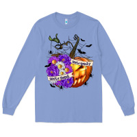 Colony Blue Sorta Sweet Sorta Spooky Long Sleeve Tee - texasbilliewilder