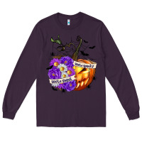 Plum Sorta Sweet Sorta Spooky Long Sleeve Tee - texasbilliewilder