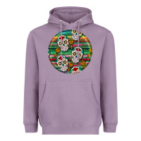 Lavender hispanic heritage month round earrings 4 Heavyweight Hoodie - BundleAndBundleShop