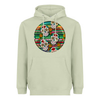 Matcha hispanic heritage month round earrings 4 Heavyweight Hoodie - BundleAndBundleShop