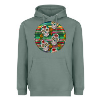 Sage hispanic heritage month round earrings 4 Heavyweight Hoodie - BundleAndBundleShop