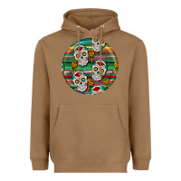 Toasted Coconut hispanic heritage month round earrings 4 Heavyweight Hoodie - BundleAndBundleShop