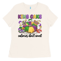 Bone king cake calories don't count Ladies Tee - MaliasSmallBusiness