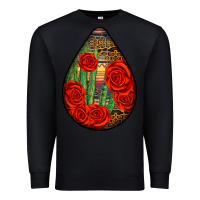 Black mexican teardrop Premium Sweatshirt - BundleAndBundleShop