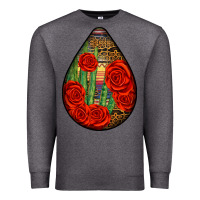 Charcoal Heather mexican teardrop Premium Sweatshirt - BundleAndBundleShop