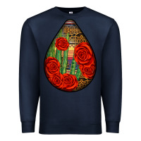 Navy mexican teardrop Premium Sweatshirt - BundleAndBundleShop