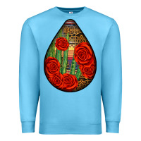 Ocean Blue mexican teardrop Premium Sweatshirt - BundleAndBundleShop