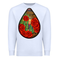 White mexican teardrop Premium Sweatshirt - BundleAndBundleShop