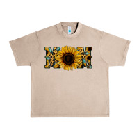 French Oak Leopard Sunflower Gemstone Mom Urban Heavy Tee - Bettercallsaul